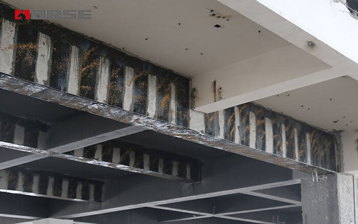 Fortalecimento da viga com FRP