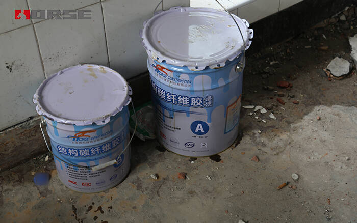 Sistema de reparação de concreto de fibra de carbono Sistema de reparação de concreto de fibra de carbono