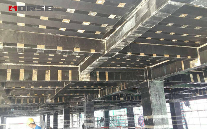 CFRP retrofitting Wanda Plaza na Mongólia Interior CFRP retrofitting Wanda Plaza na Mongólia Interior