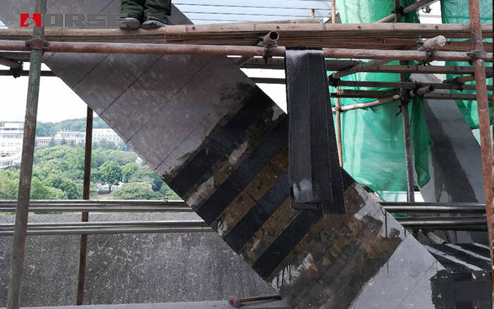 Fortalecimento CFRP para a estrutura de concreto de um hotel Fortalecimento CFRP para a estrutura de concreto de um hotel