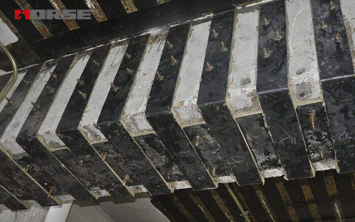 Reforço de viga e coluna com placa de aço adesiva Reforço de viga e coluna com placa de aço adesiva
