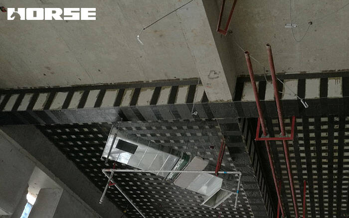 reparação de vigas com fibra de carbono (CFRP) reparação de vigas com fibra de carbono (CFRP)