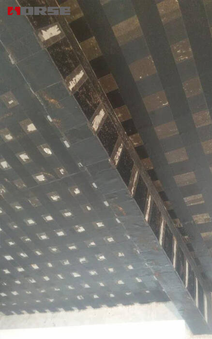 Aplicação de reforço de fibra de carbono Aplicação de reforço de fibra de carbono