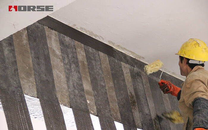 Folha de fibra de carbono (CFS) para reforçar as estruturas de betão Folha de fibra de carbono (CFS) para reforçar as estruturas de betão