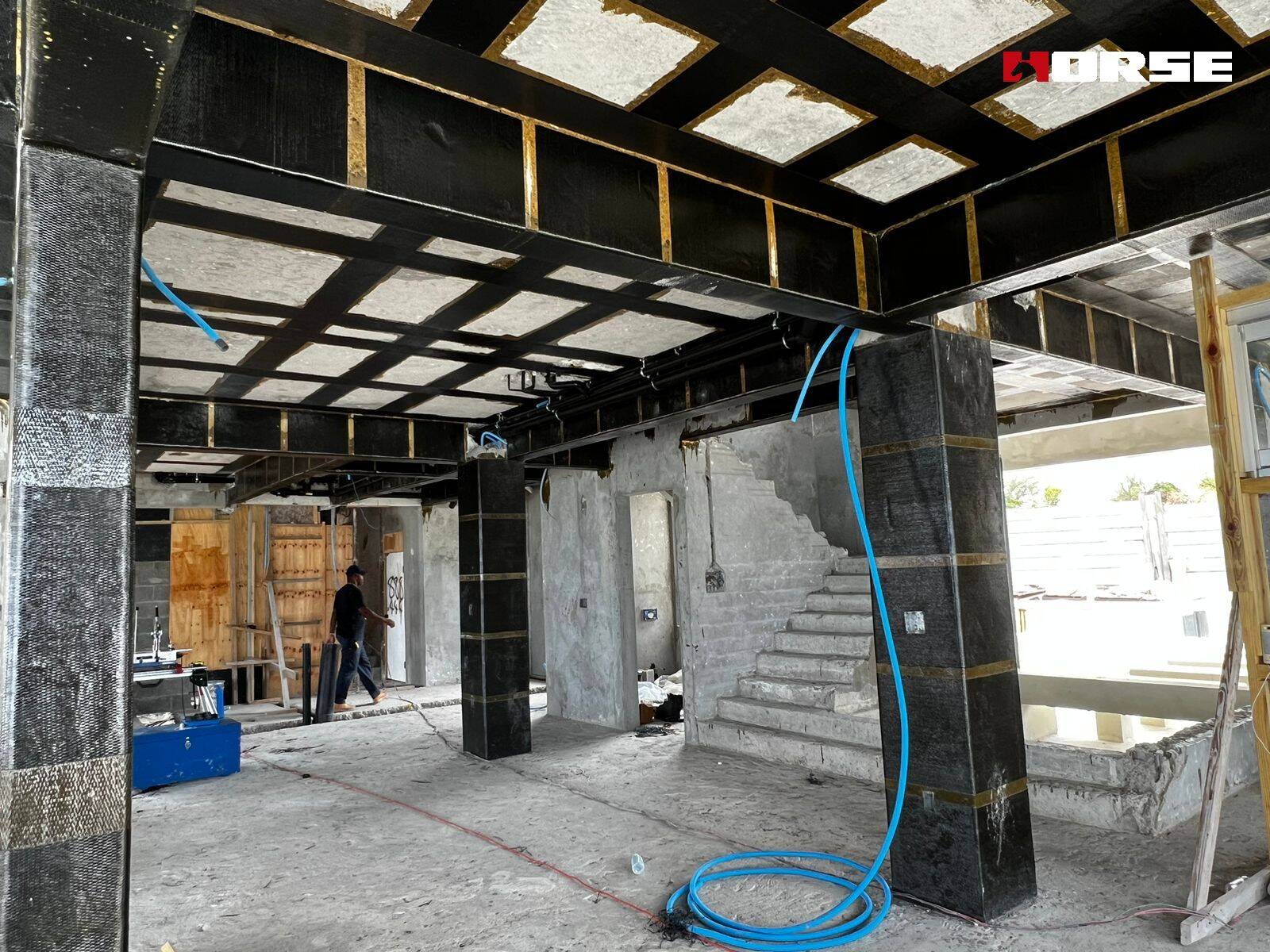 Reforço de fibra de carbono (CFRP) para aldeias à beira-mar Reforço de fibra de carbono (CFRP) para aldeias à beira-mar