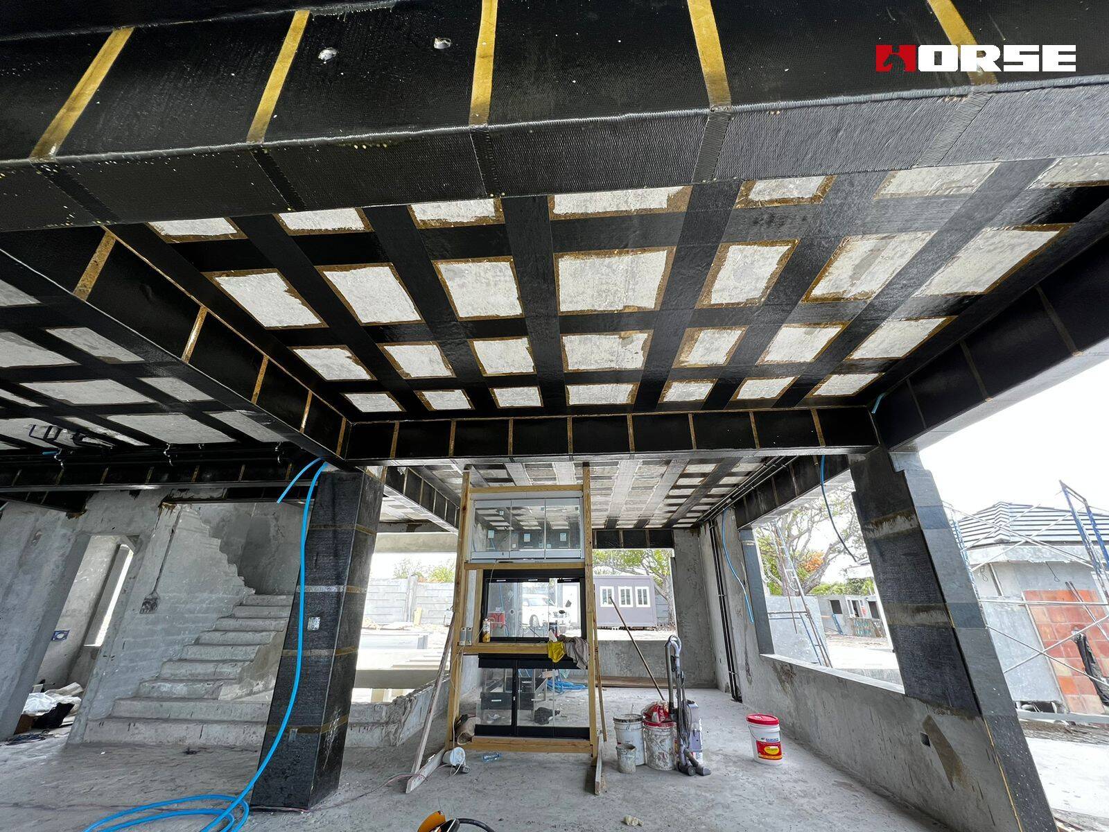 Reforço de fibra de carbono (CFRP) para aldeias à beira-mar Reforço de fibra de carbono (CFRP) para aldeias à beira-mar