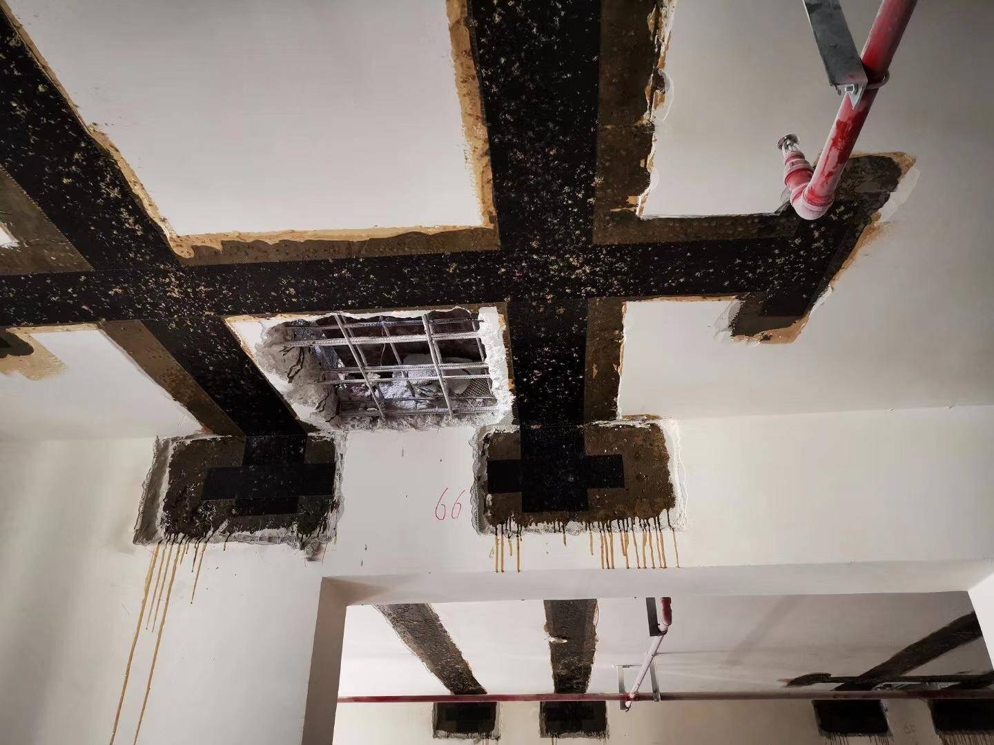 reparo estrutural com fibra de carbono