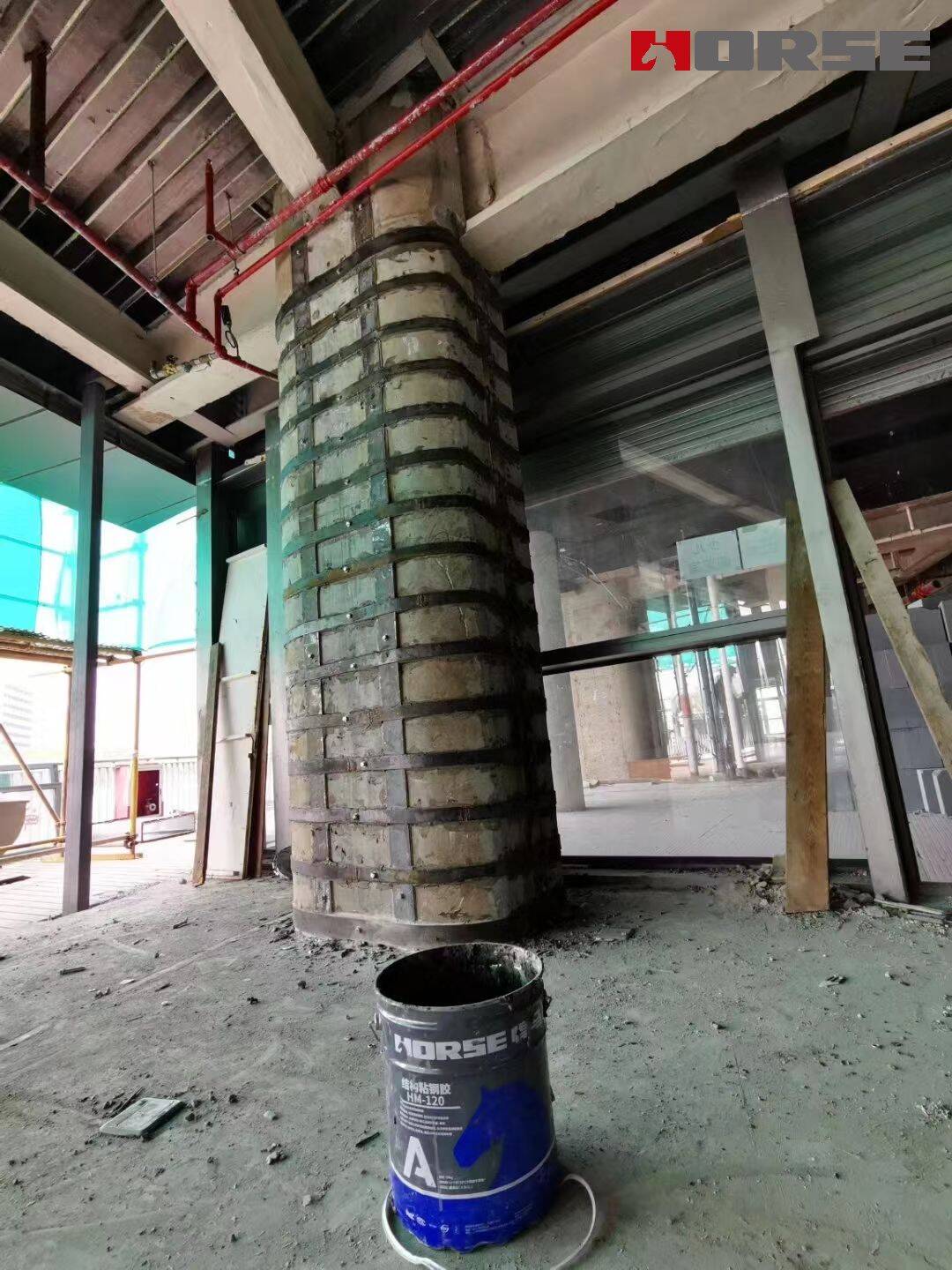 revestimento de aço da coluna revestimento de aço da coluna