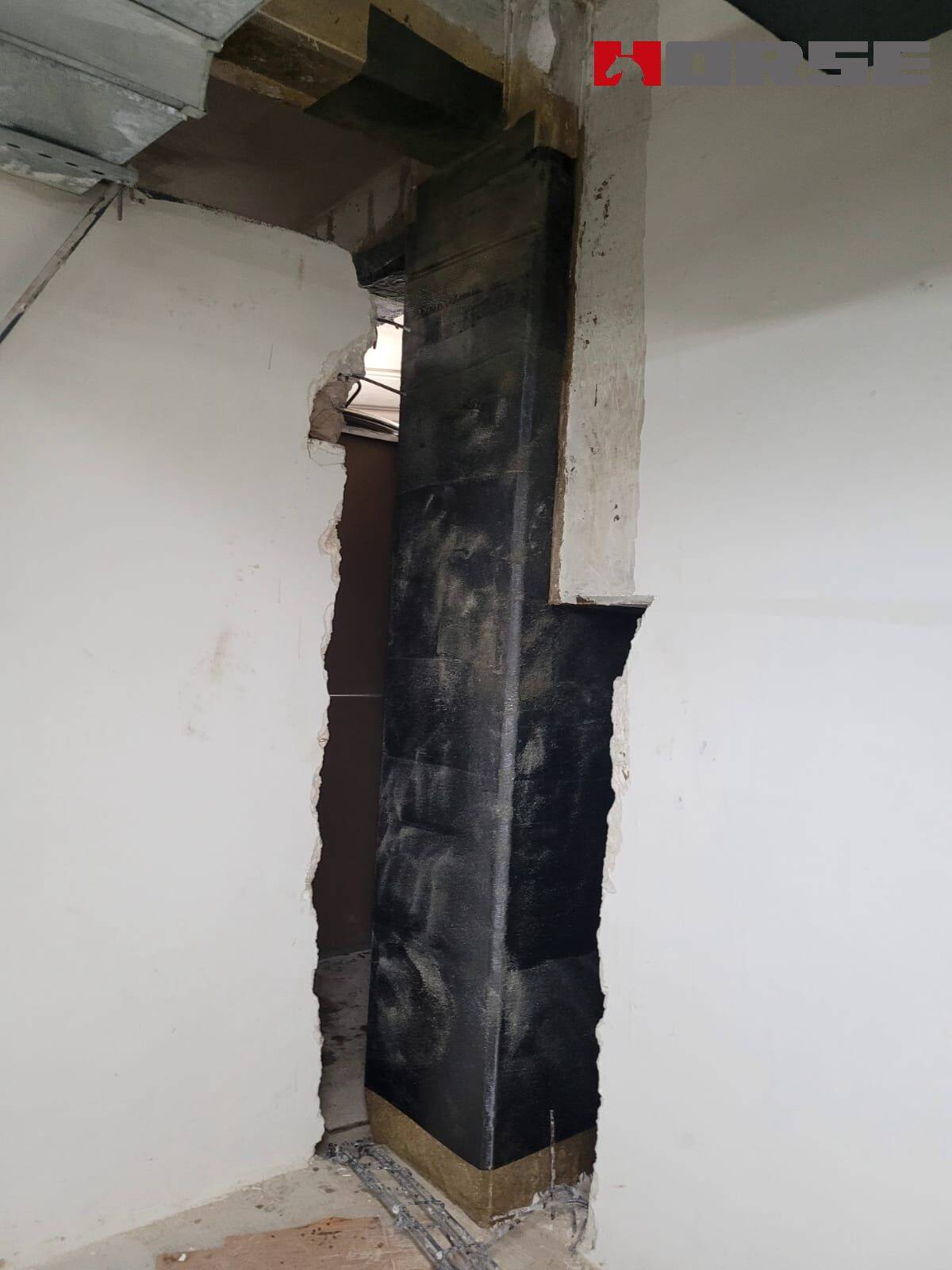 vigas reforçadas com fibra de carbono