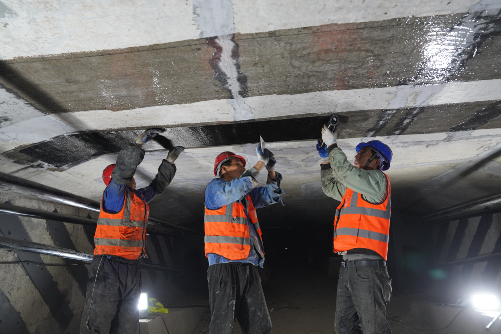 aplicar fibra de carbono na ponte