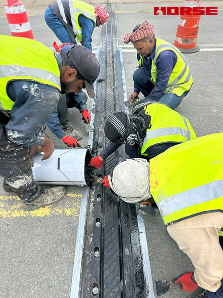 Argamassa HM‑TS para Junta de Dilatação de Ponte