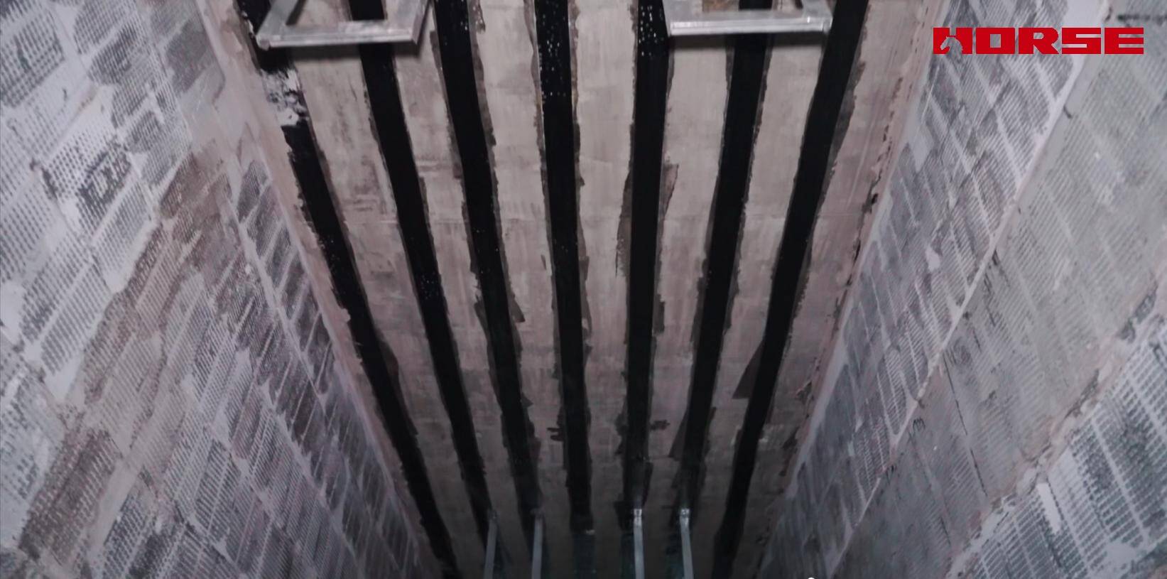 Reforço de Centro de Cruzeiros de Concreto com Fibra de Carbono