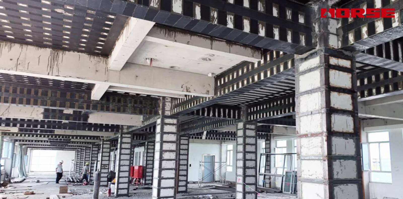 Reforço Estrutural para Conversão de Comercial para Centro de Cuidados para Idosos -- Carbon Fiber & Steel Jacketing Reforço Estrutural para Conversão de Comercial para Centro de Cuidados para Idosos -- Carbon Fiber & Steel Jacketing