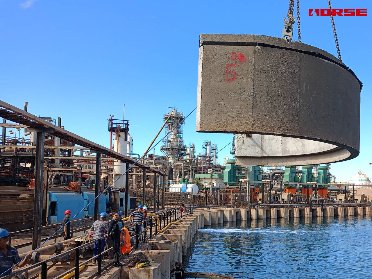 Reabilitação de Infraestrutura Marítima | Reforço de Estação de Bombeamento de Água do Mar para Instalação de Petróleo e Gás Offshore Reabilitação de Infraestrutura Marítima | Reforço de Estação de Bombeamento de Água do Mar para Instalação de Petróleo e Gás Offshore