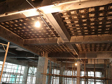 FRP sistema de reforço composto de reparação de rachadura de laje