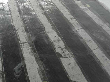 CFRP reforço no piso