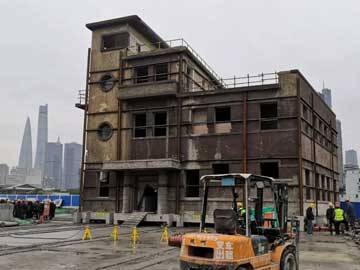 Projetos de proteção, reparação e tradução de edifícios de escritórios de estaleiros