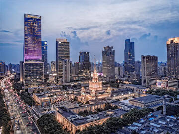 Centro de Exposições de Xangai reforçado com fibra de carbono