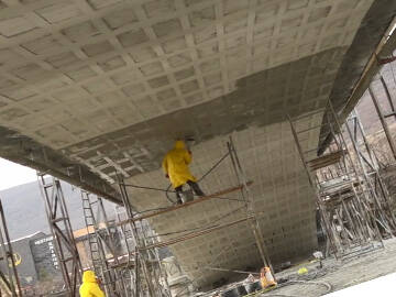 Reforço de pontes utilizando laminados/placas de CFRP