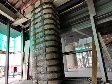 Projeto de Reforço da Biblioteca - Carga Aumentada com Fibra de Carbono