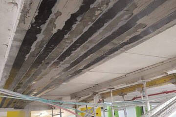 Retrofit de hospitais com laminado de fibra de carbono e CFRP