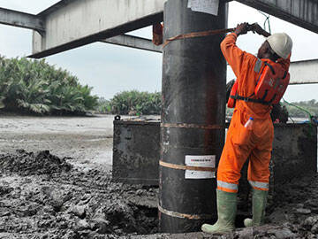 Projetos de jaquetas de FRP Pile na África