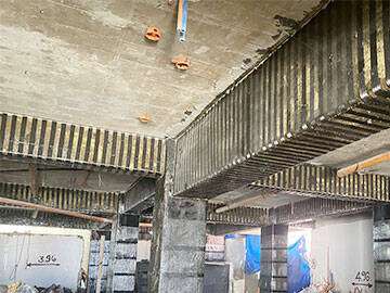 Fibra de carbono para modernização e reabilitação de hotéis