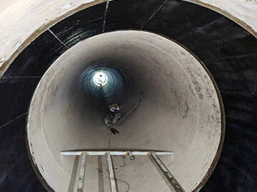 PCCP Reabilitação com polímero reforçado com fibra de carbono(CFRP)