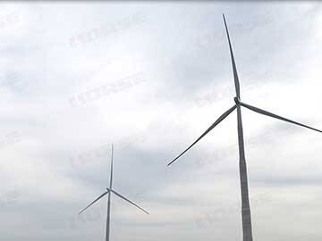 Adesivo para montagem de torre de betão de turbina eólica de 160 metros