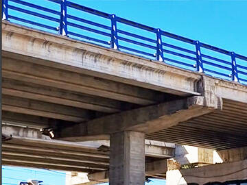 Reforço de Ponte Multiviga de Concreto Protendido com Laminado de CFRP e U-wrap